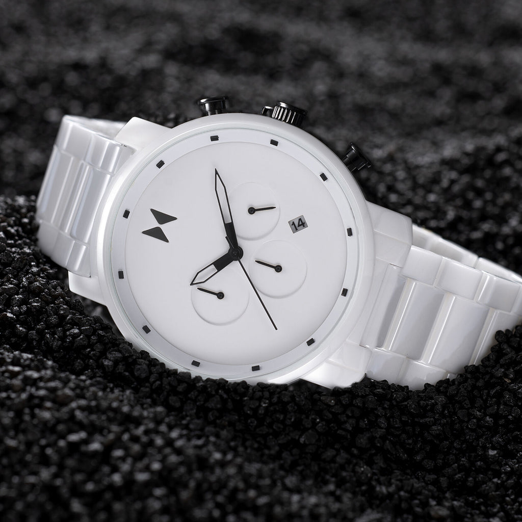Chrono Ceramic | Gloss White | 45MM - image 4