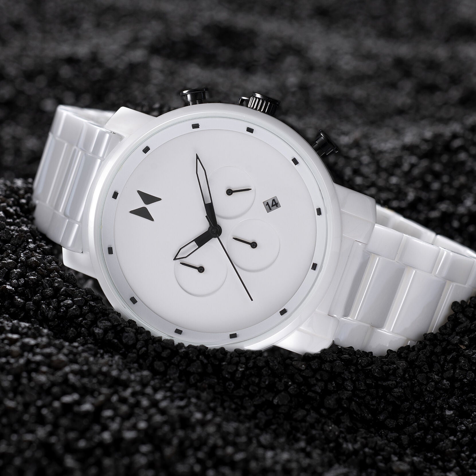 Chrono Ceramic | Gloss White | 45MM - image 4