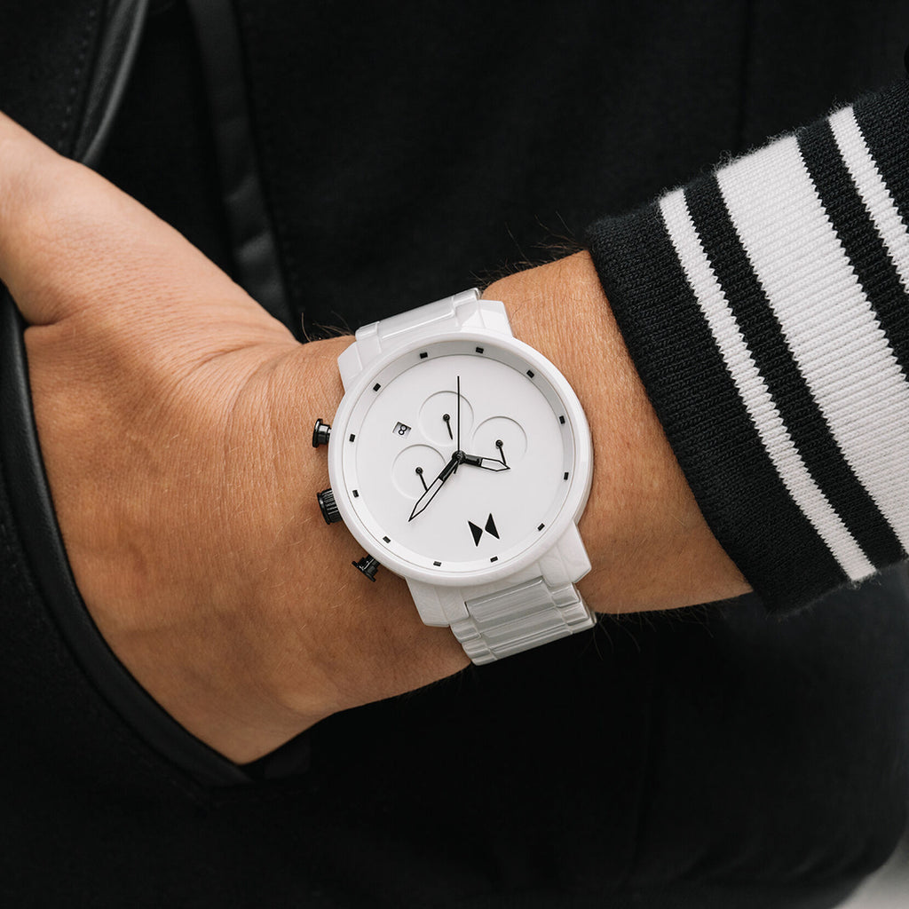 Chrono Ceramic | Gloss White | 45MM - image 5
