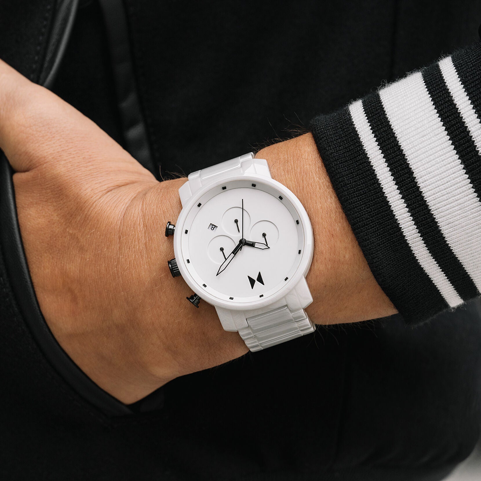 Chrono Ceramic | Gloss White | 45MM - image 5