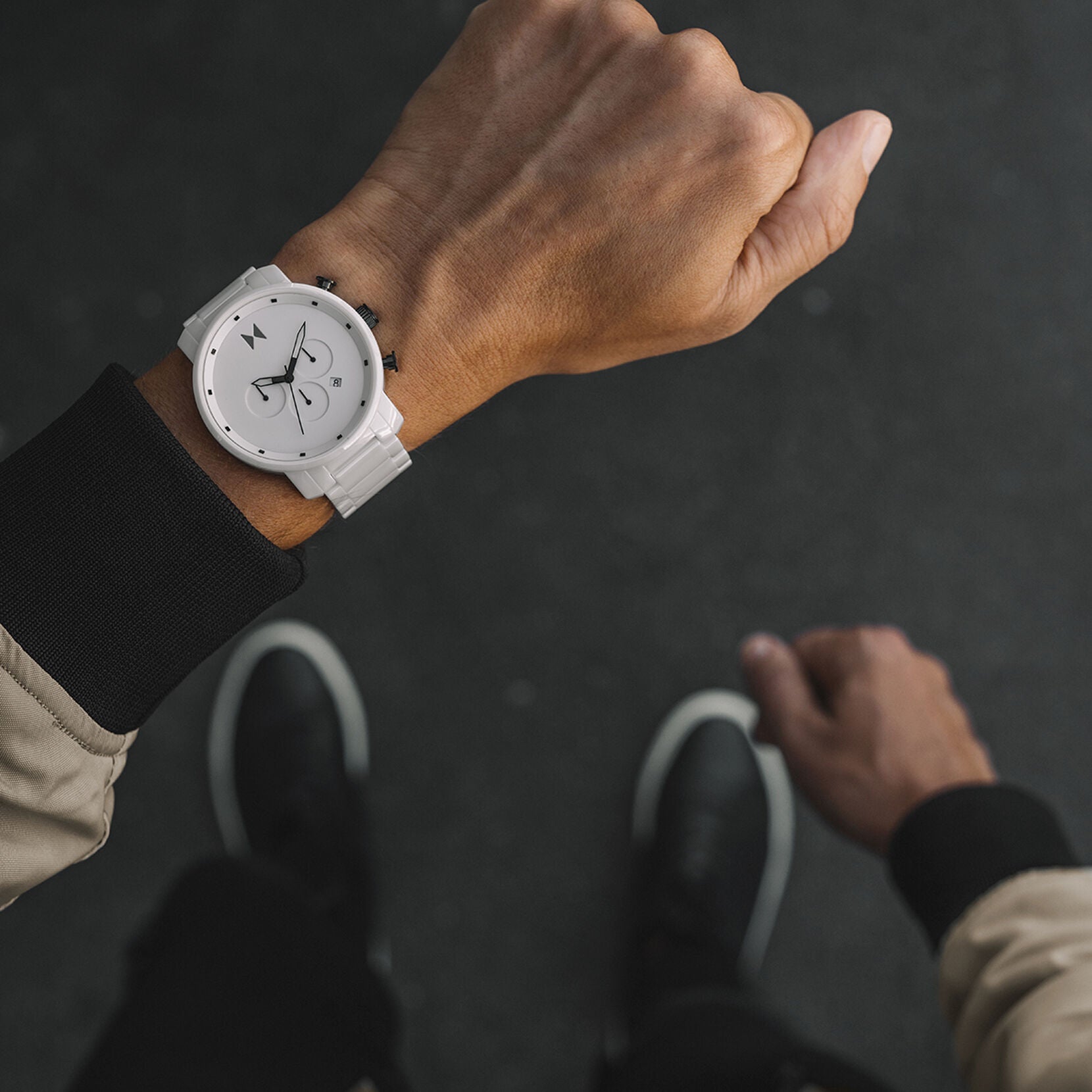 Chrono Ceramic | Gloss White | 45MM - image 7