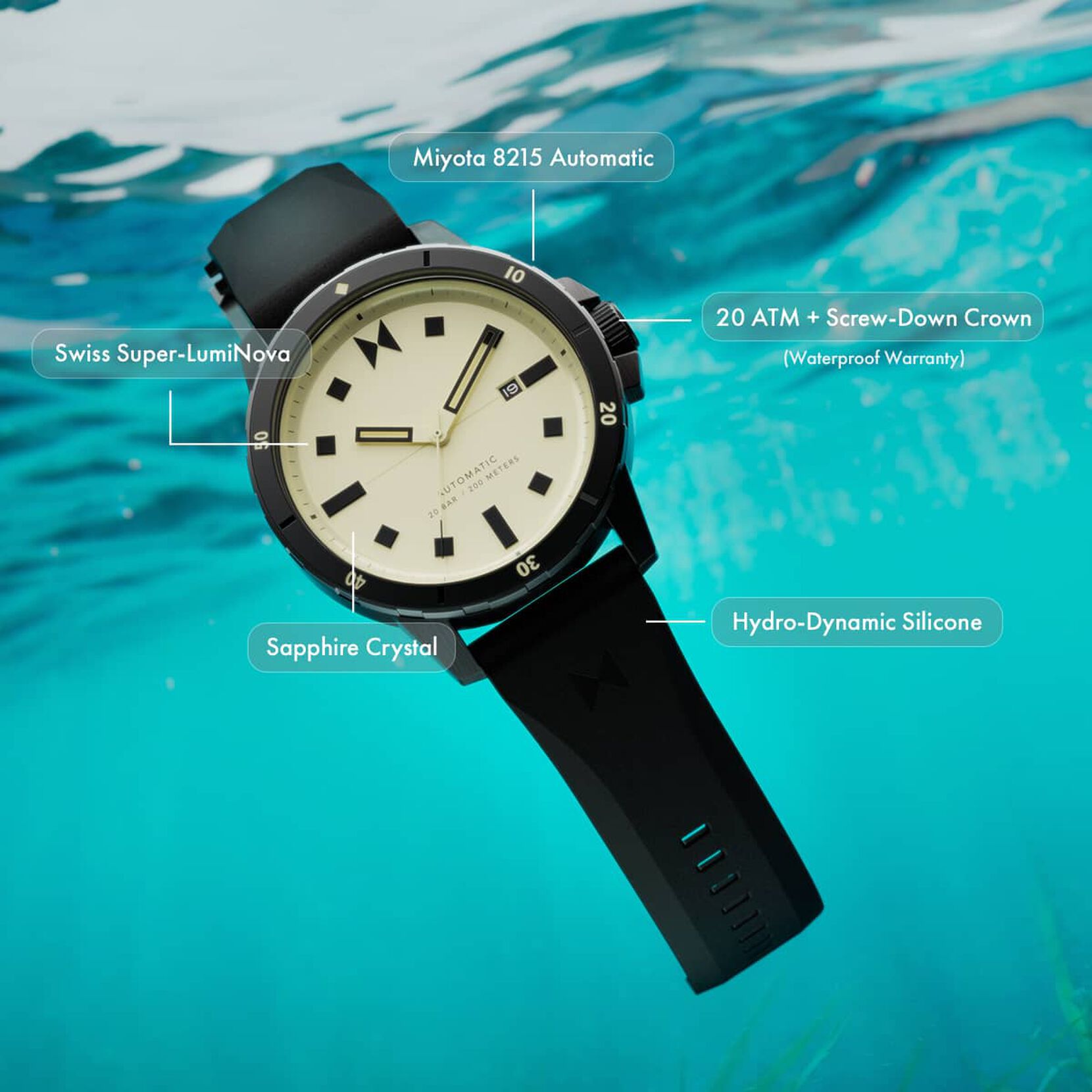Minimal Sport Automatic | Lunar Lume | 45.5MM - image 4
