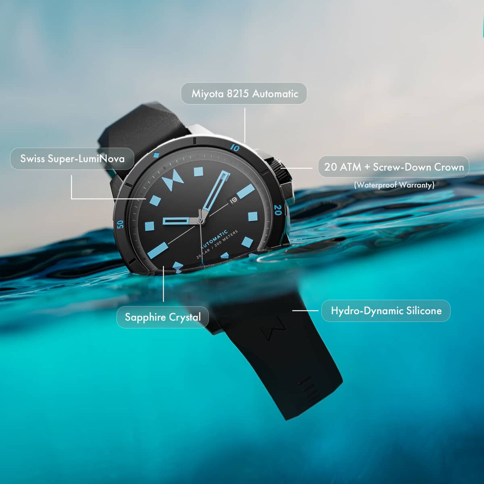 Minimal Sport Automatic | Abyss Black | 45.5MM - image 4