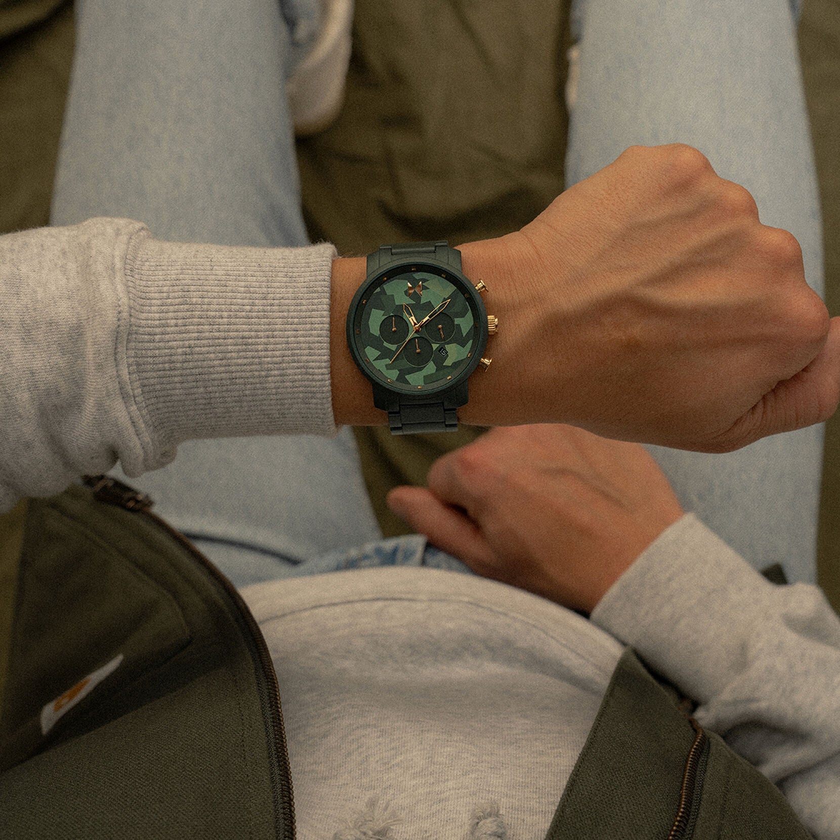 Chrono Ceramic | Matte Green Camo | 45MM - image 9