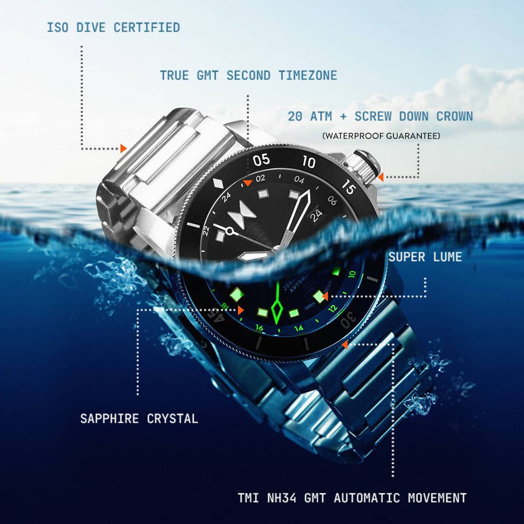 Cali Diver GMT Automatic | Skyscape Silver | 40MM - image 8
