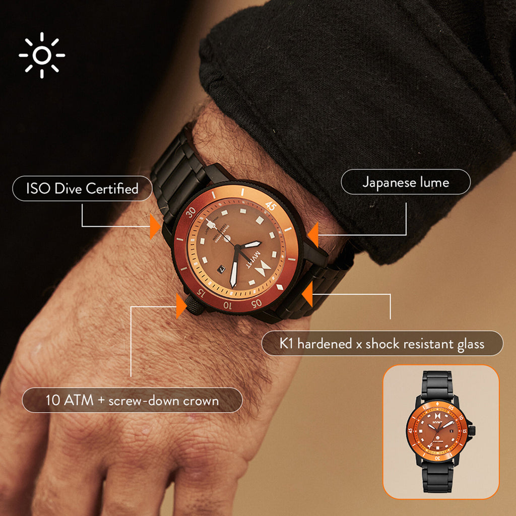 Cali Diver Solar | Cyclone Orange | 42MM - image 4