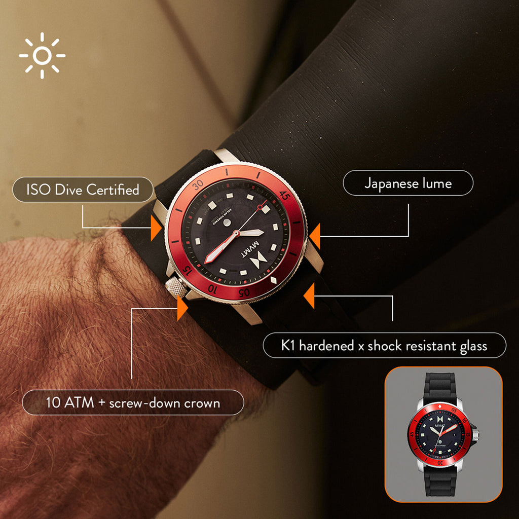 Cali Diver Solar | Nautical Red | 42MM - image 4