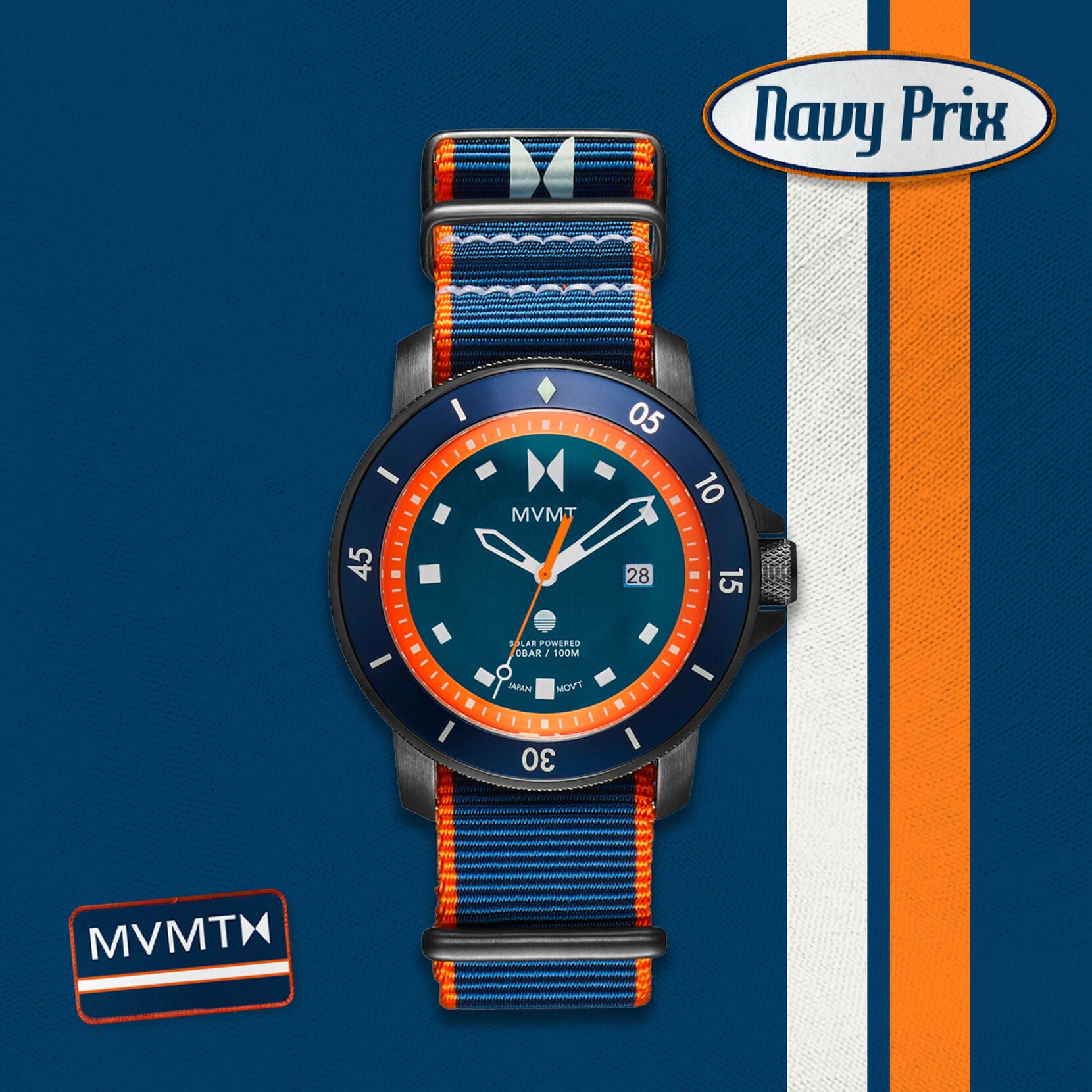 Cali Diver Solar | Navy Prix | 42MM - image 5