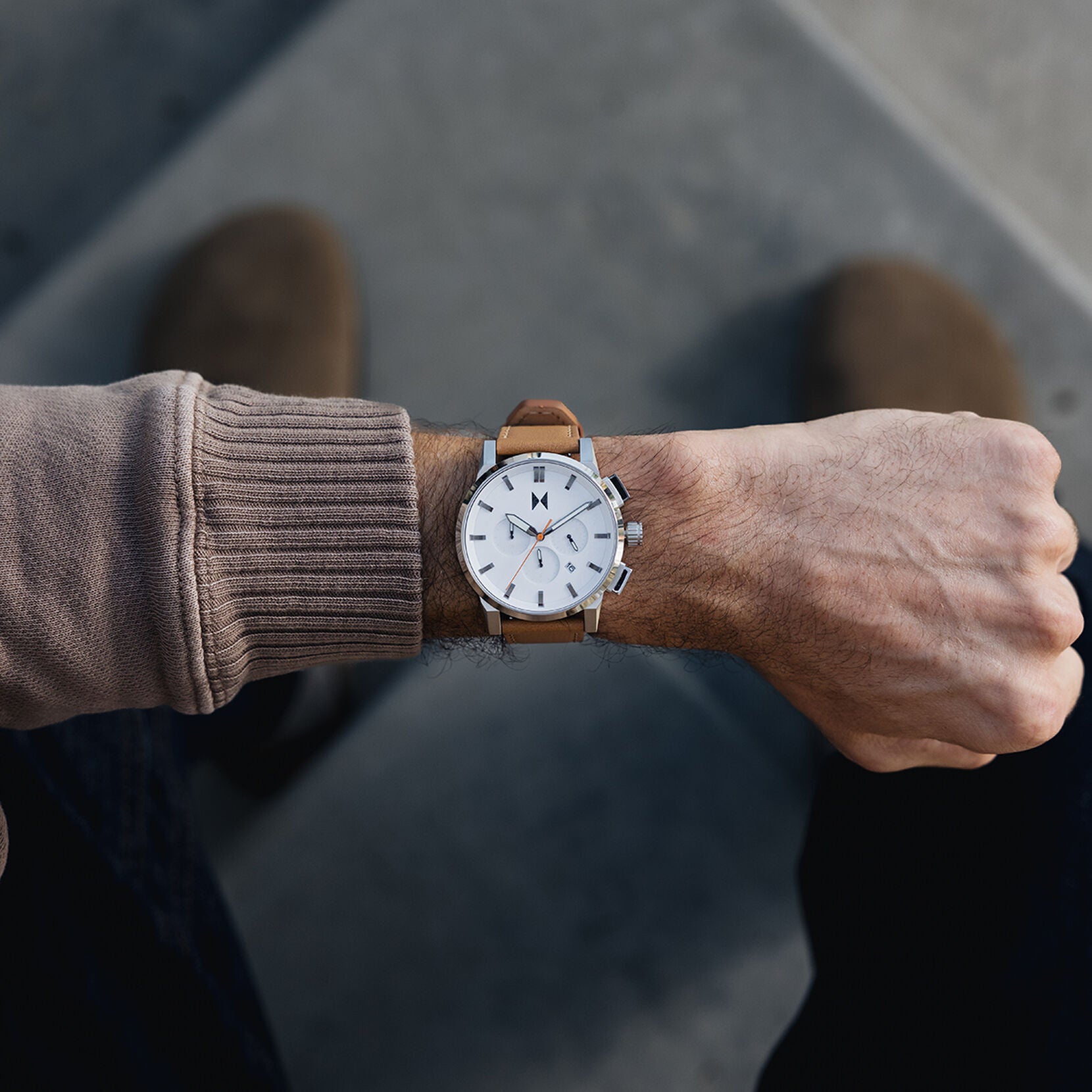 Chrono II | Cognac Tan | 45MM - image 5