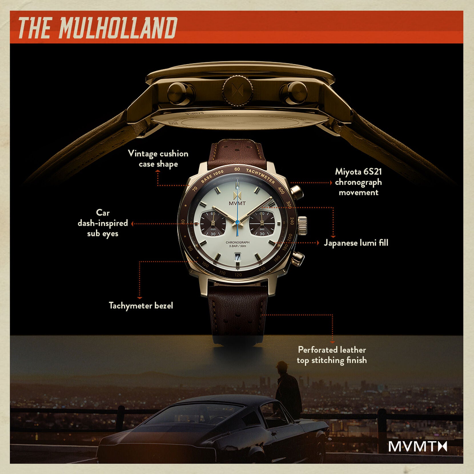 Mulholland Chronograph | Dune Bronze | 42MM - image 4