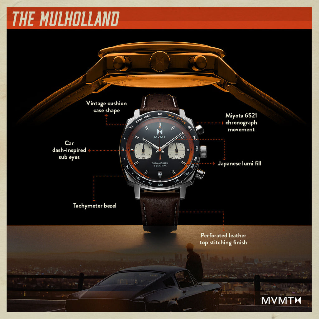 Mulholland Chronograph | Sunset Orange | 42MM - image 4