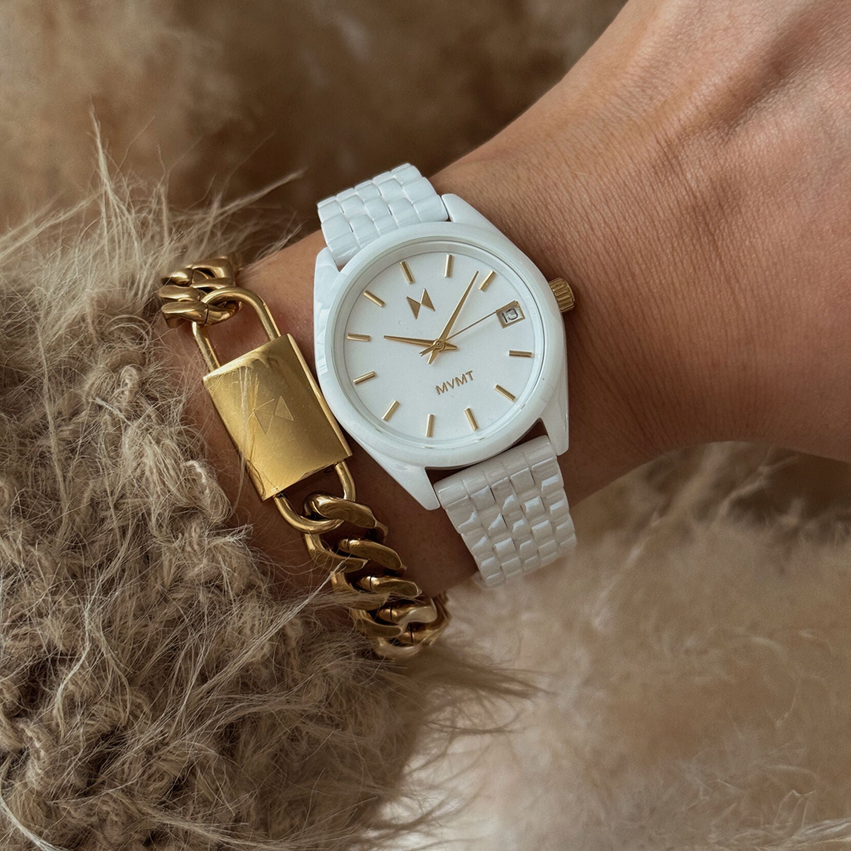 Rise Boyfriend Ceramic | Gloss White | 36MM - image 4