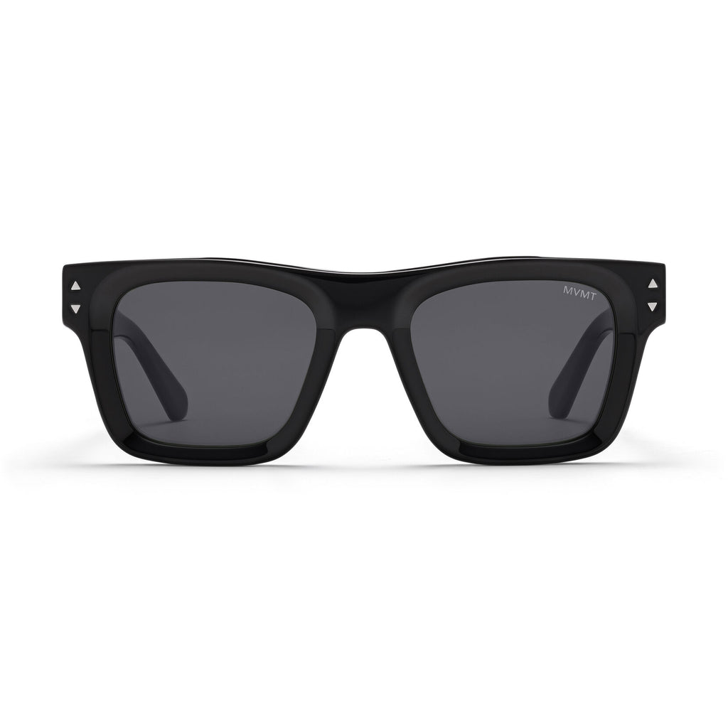 Vista Square Sunglasses | Black Frame + Grey Lens | Non-Polarized - main image