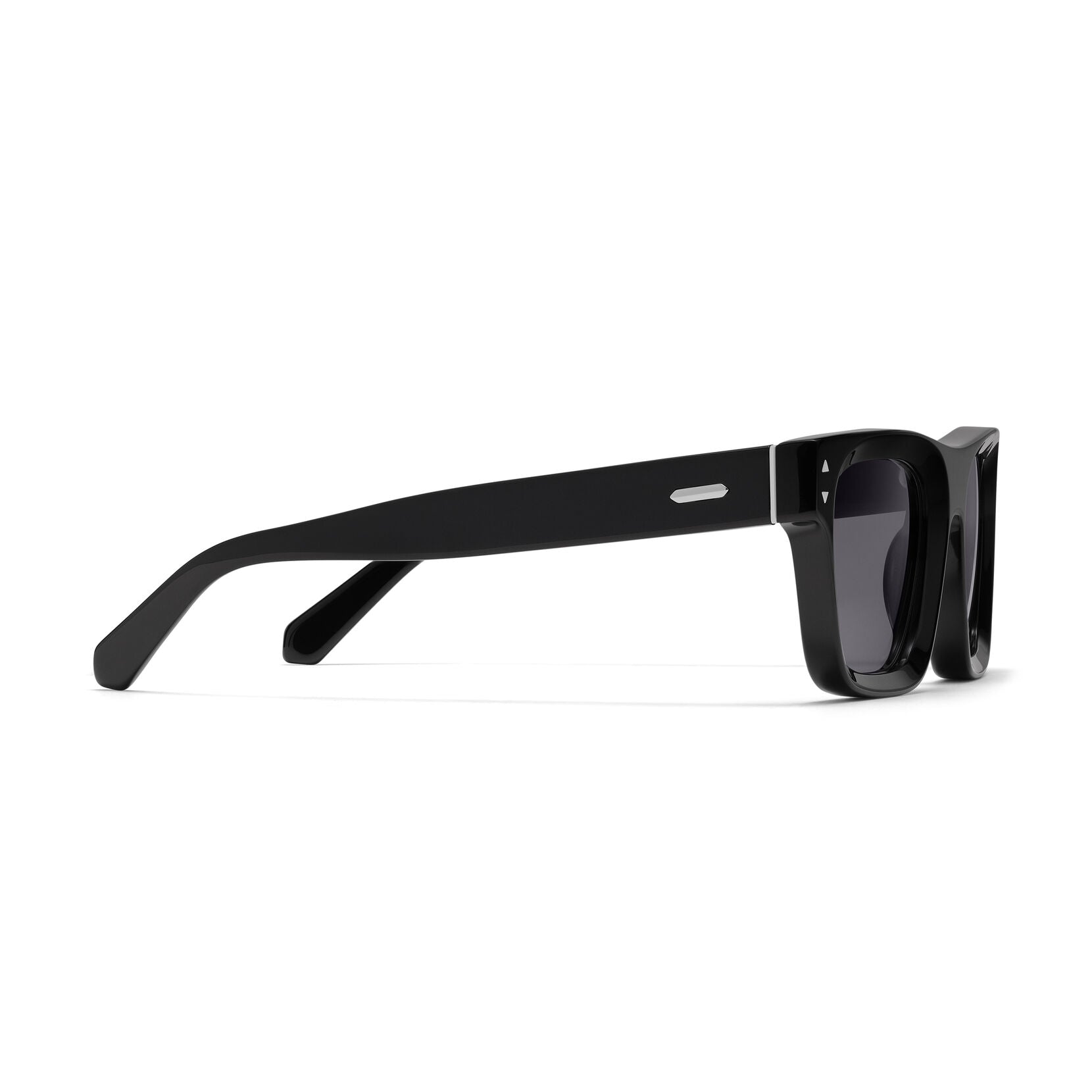 Vista Square Sunglasses | Black Frame + Grey Lens | Non-Polarized - image 5
