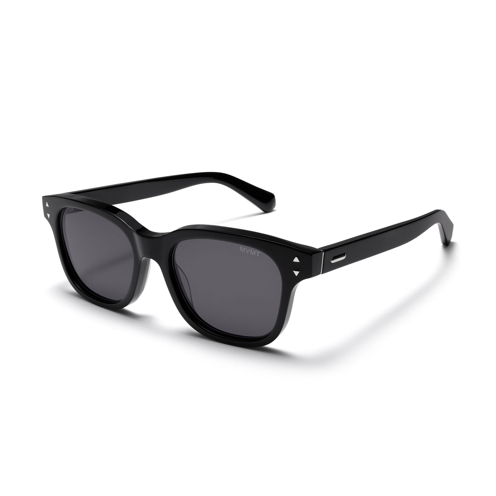Malibu Round Sunglasses | Black Frame + Grey Lens | Non-Polarized - image 2