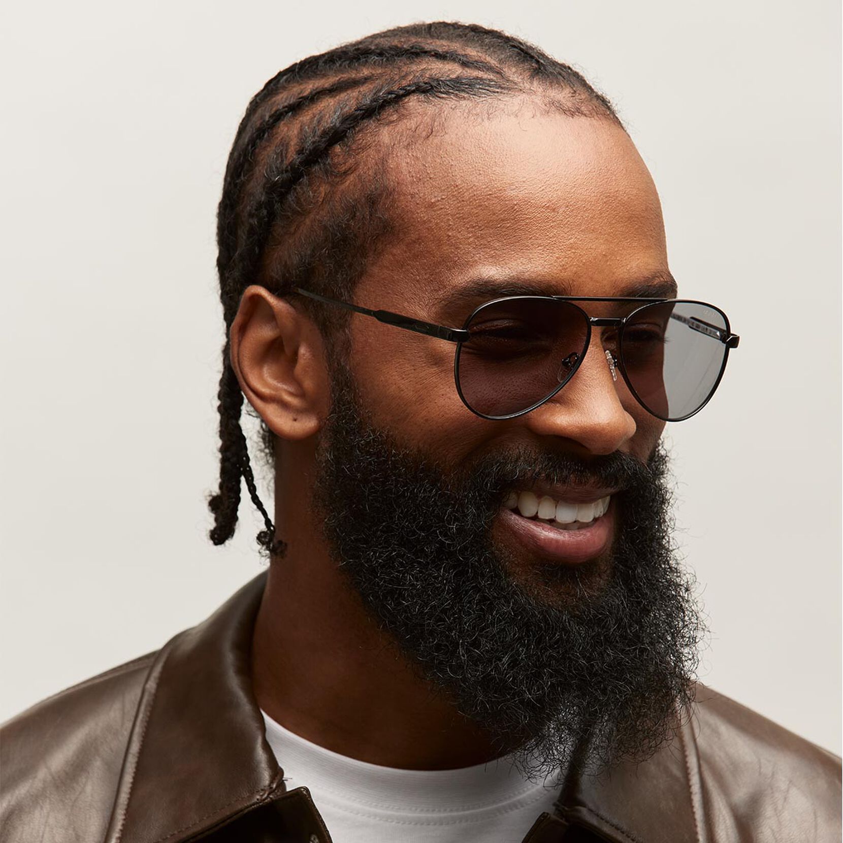 Miramar Aviator Sunglasses | Black Frame + Black Lens | Polarized - image 6