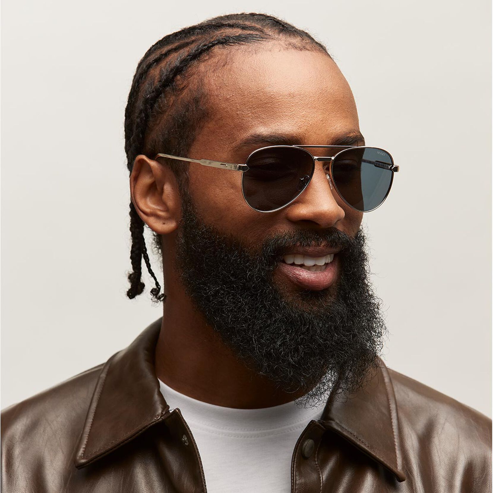 Miramar Aviator Sunglasses | Silver Frame + Blue Lens | Non-Polarized - image 4