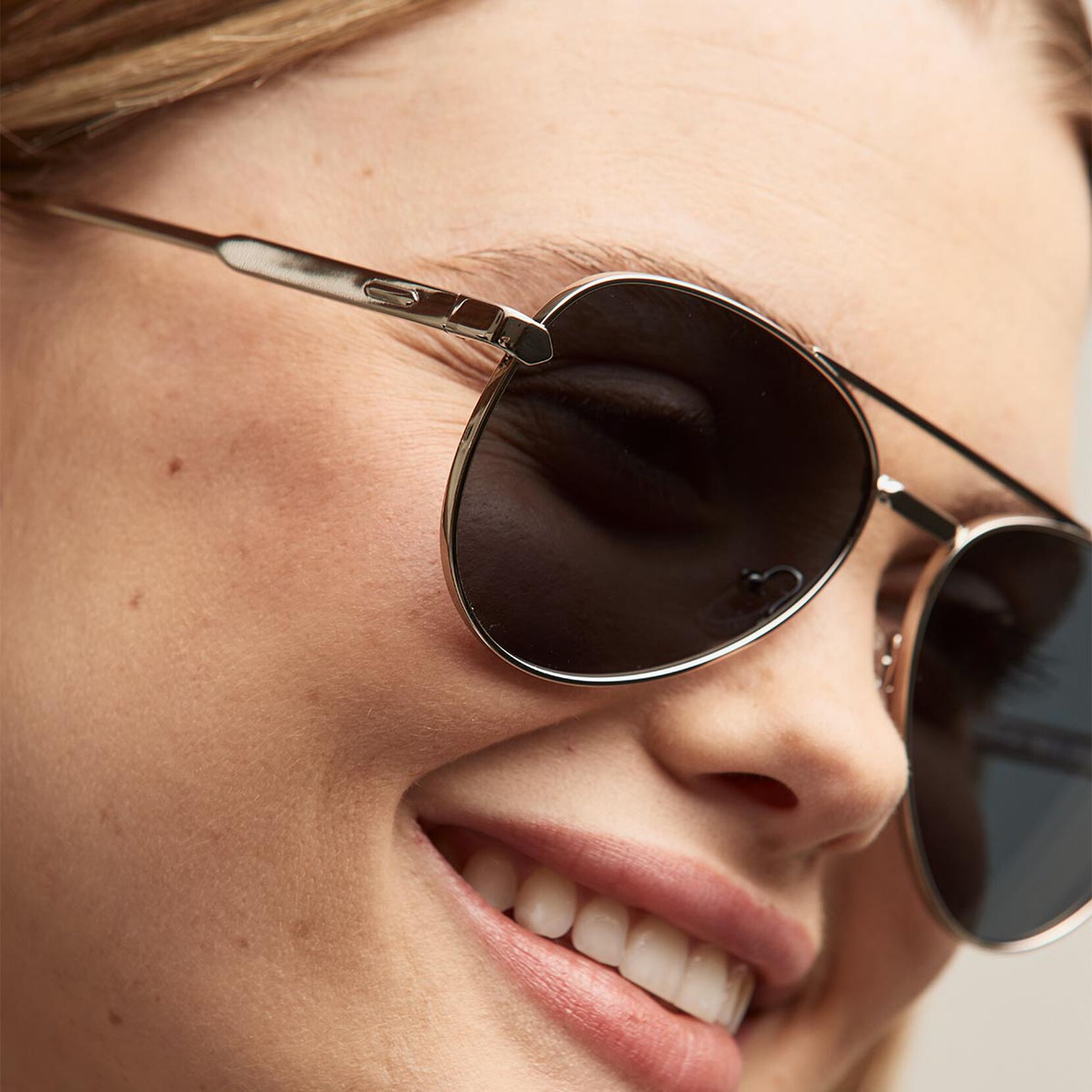 Miramar Aviator Sunglasses | Silver Frame + Blue Lens | Polarized - image 6