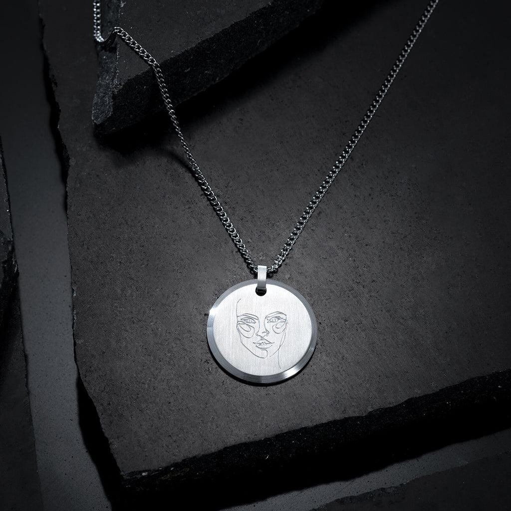 Warrior Pendant Necklace | Silver - image 2