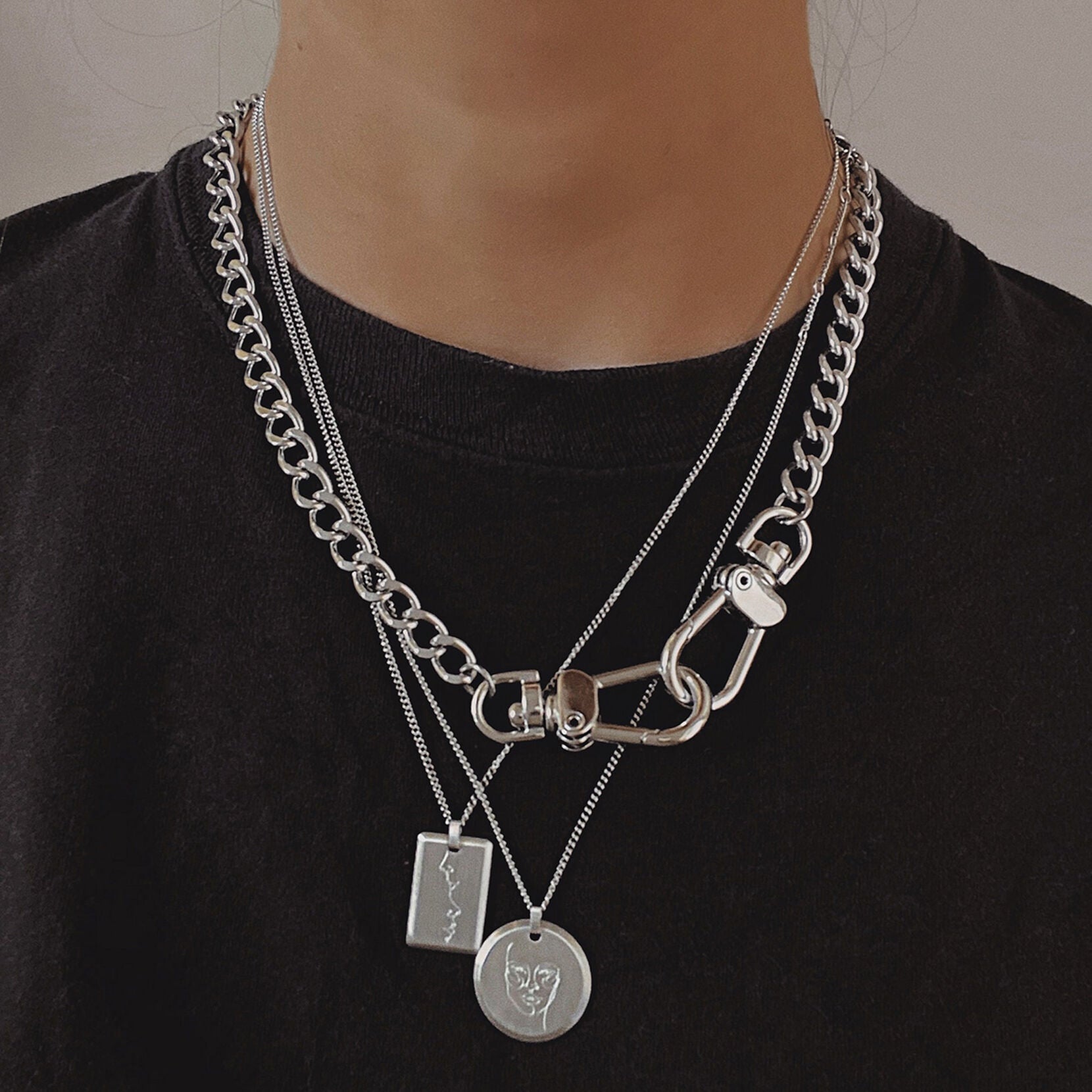 Warrior Pendant Necklace | Silver - image 3