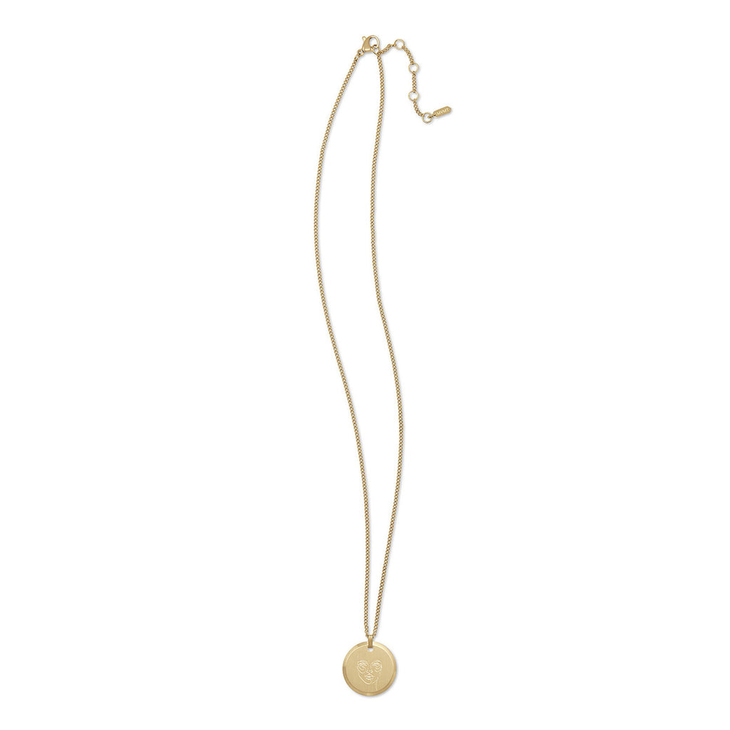 Warrior Pendant Necklace | Gold - image 6