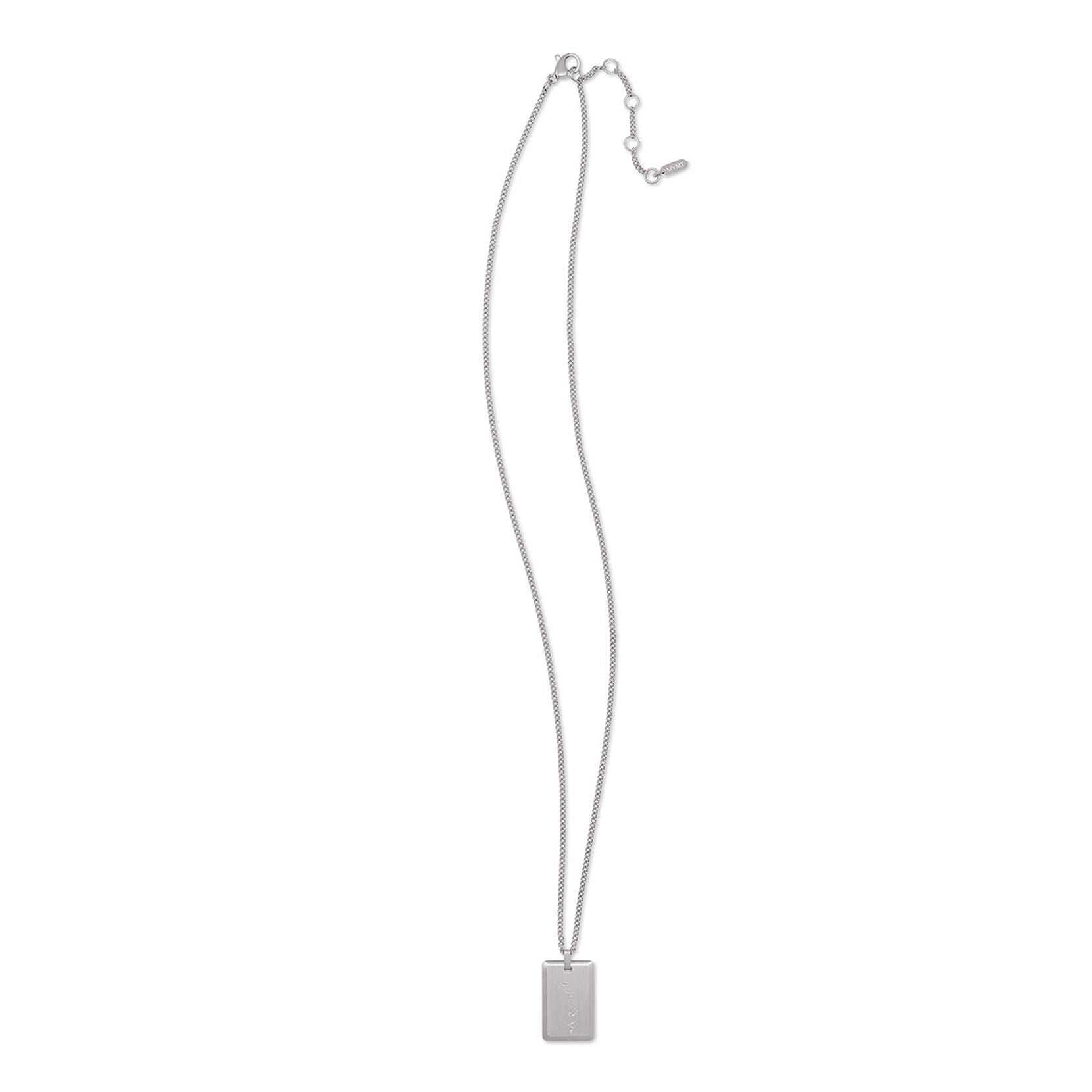 Kiss Pendant Necklace | Silver - image 2