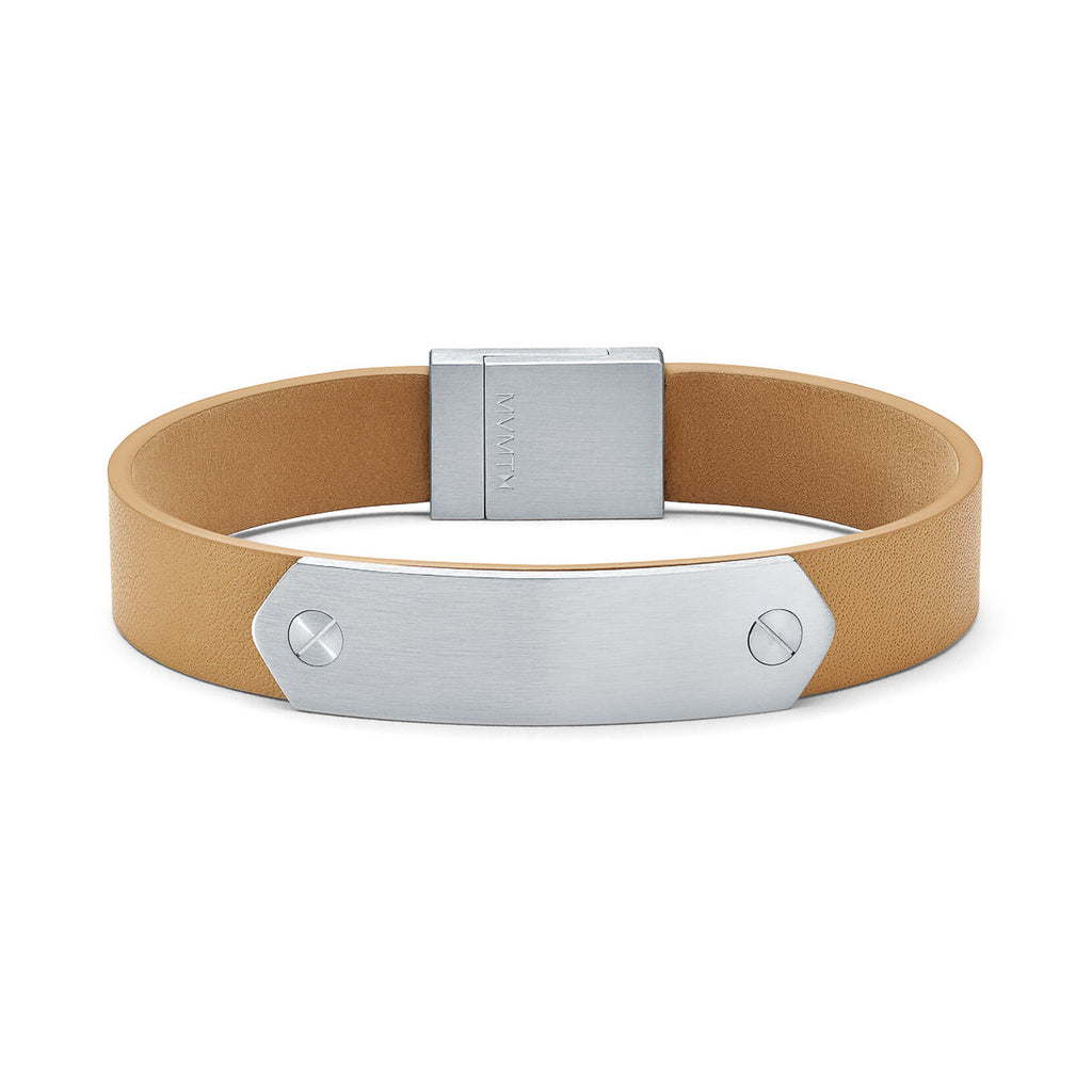 Leather ID Bracelet | Tan - main image