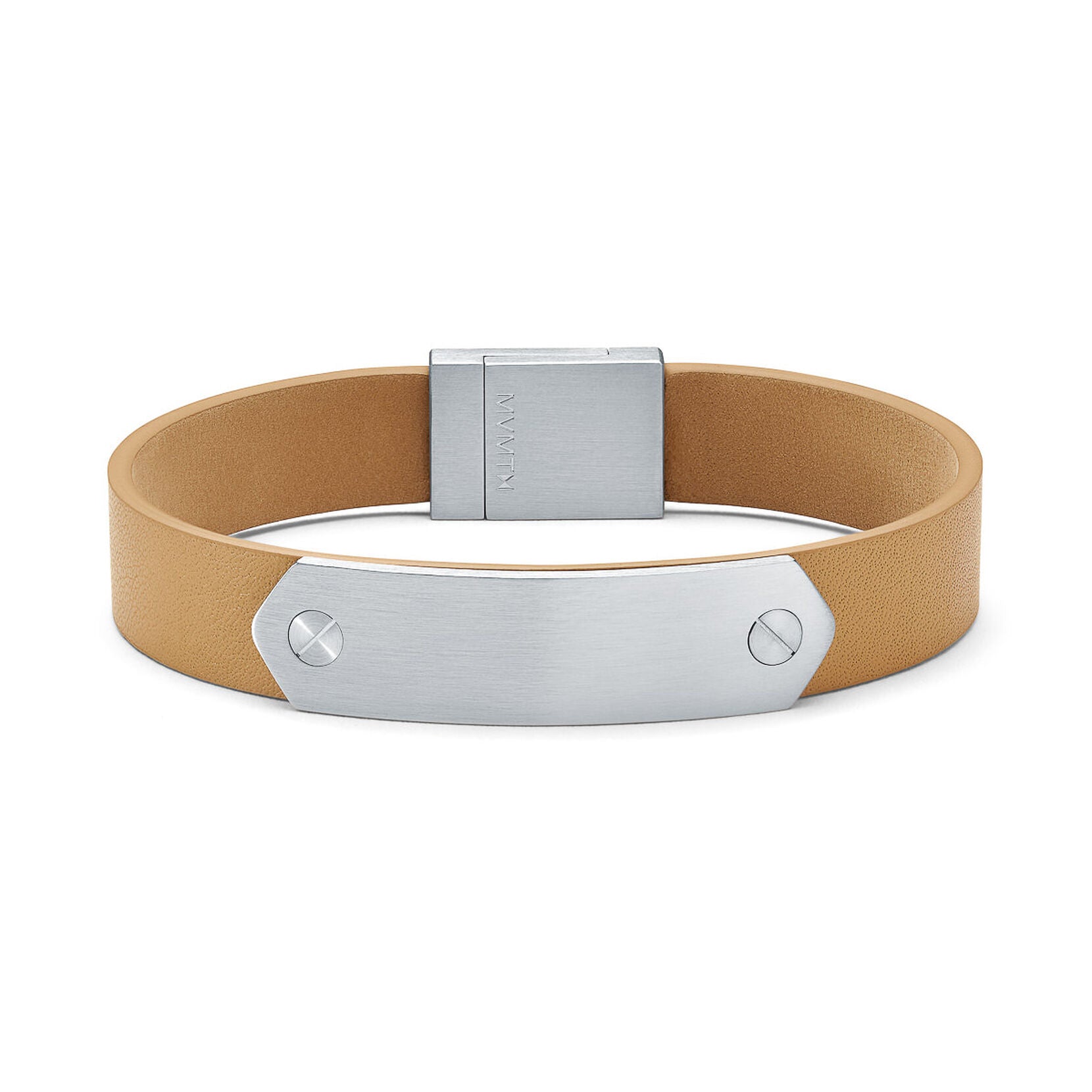 Leather ID Bracelet | Tan - main image