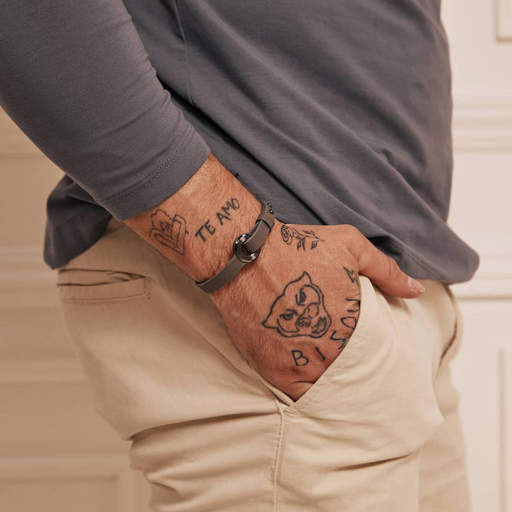 Circuit Leather Wrap | Grey - image 5