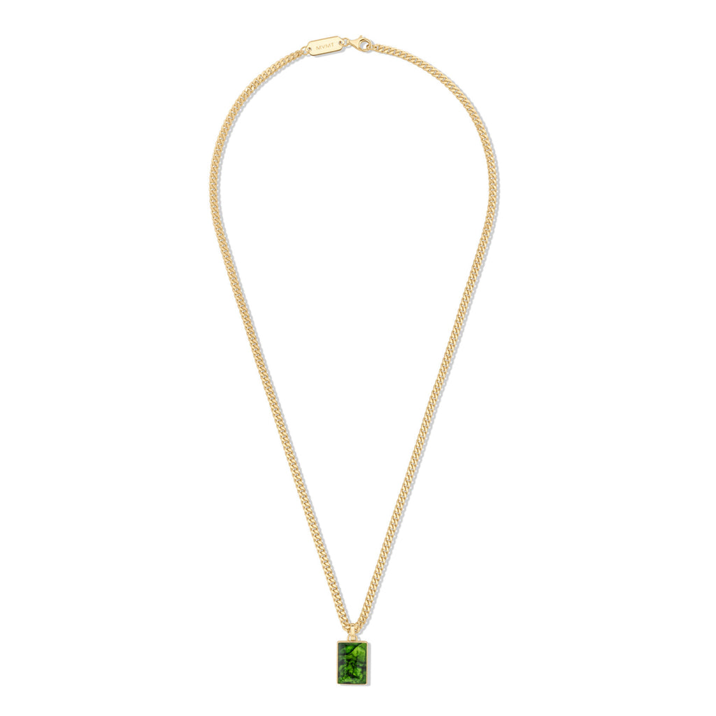Order & Chaos Necklace | Gold + Green - image 2