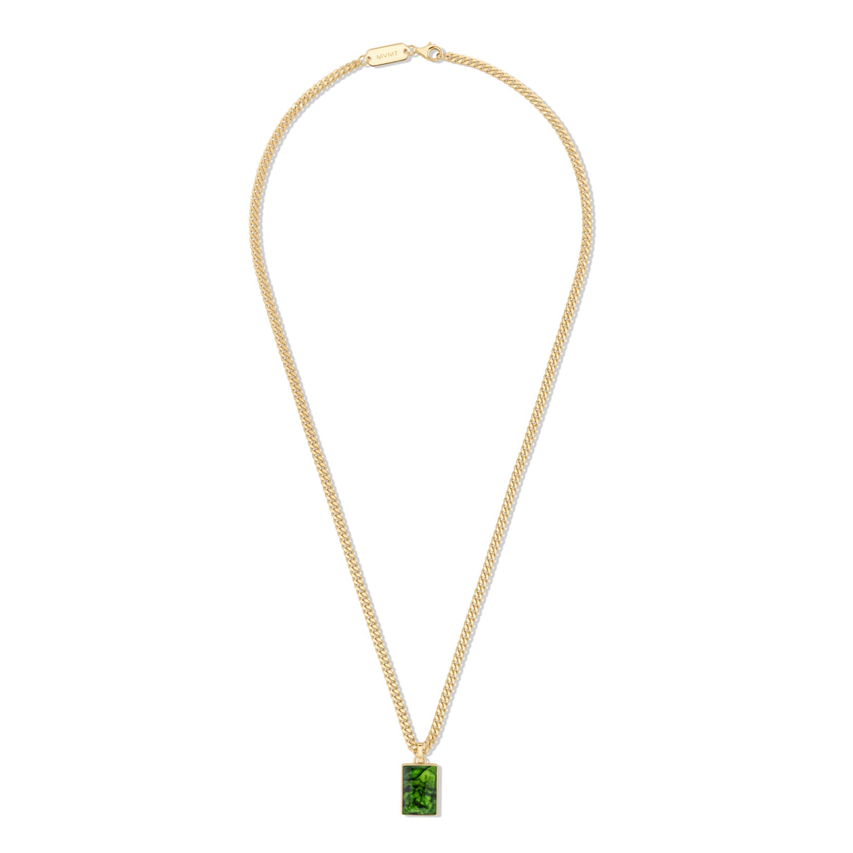 Order & Chaos Necklace | Gold + Green - image 2