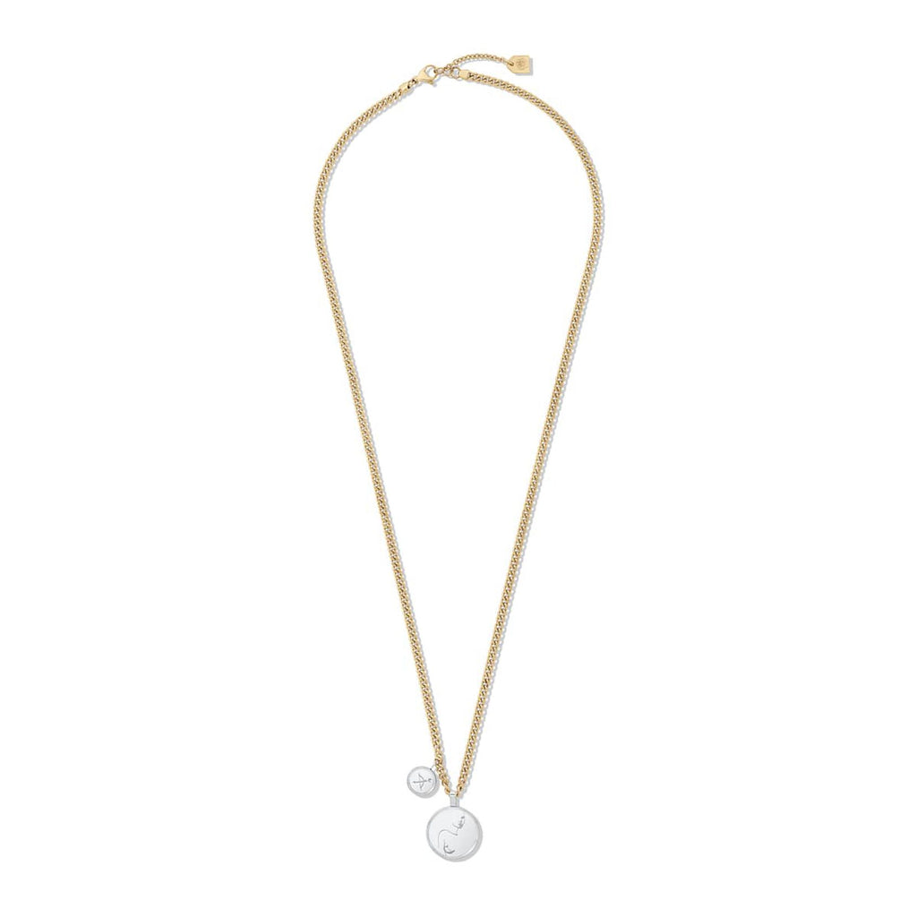 Sun & Moon Necklace | Gold + Silver - image 3