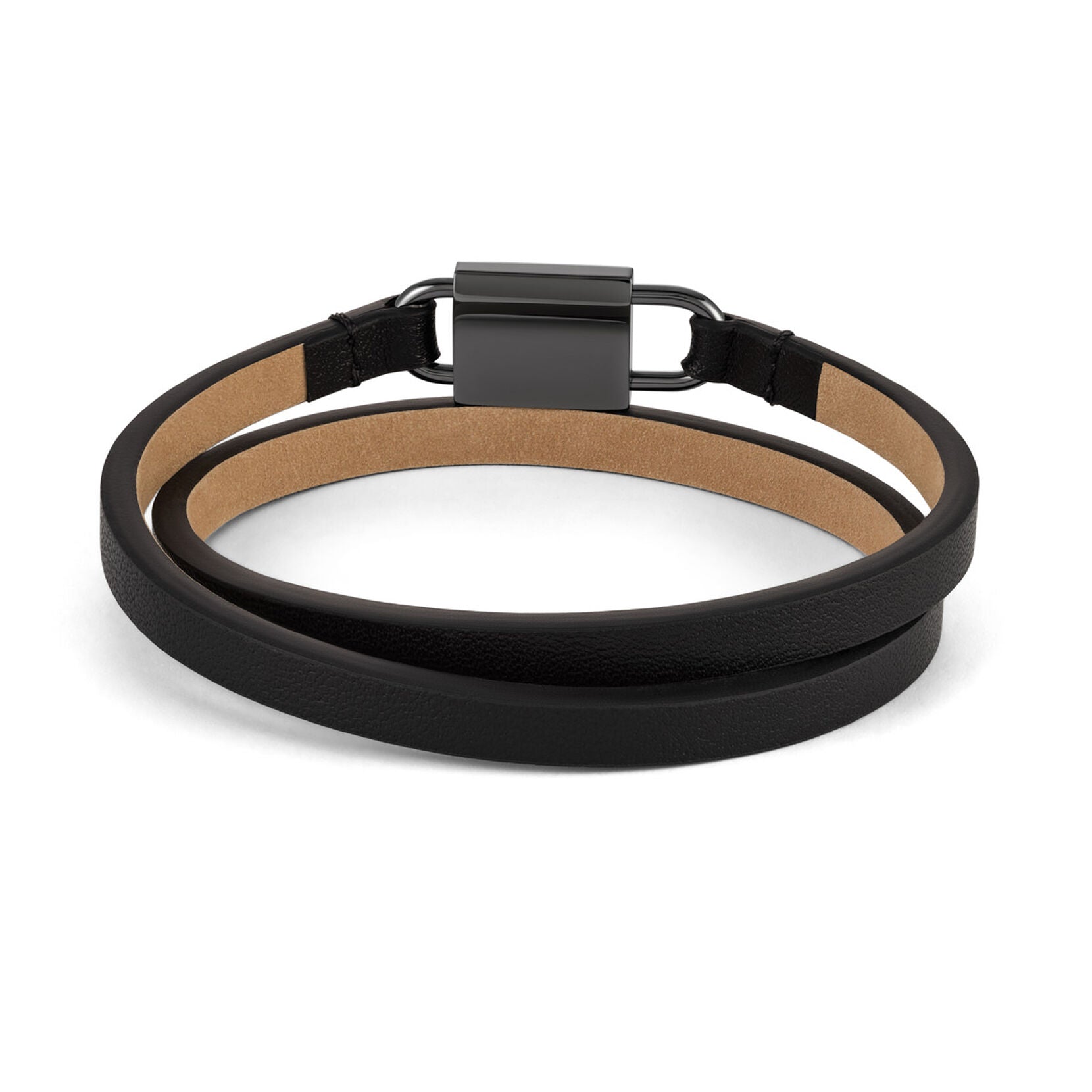Padlock Bracelet | Black - image 2