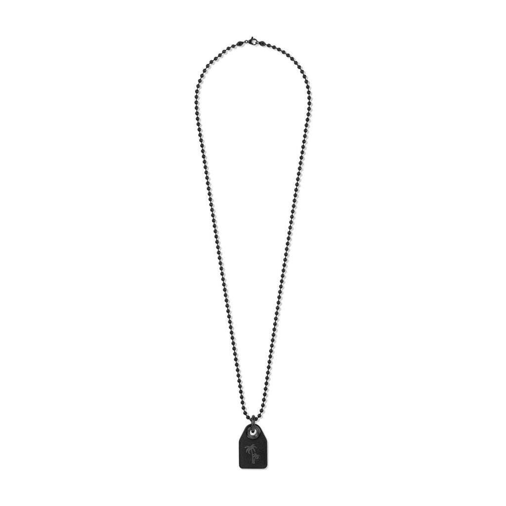 Tag Necklace | Black - main image