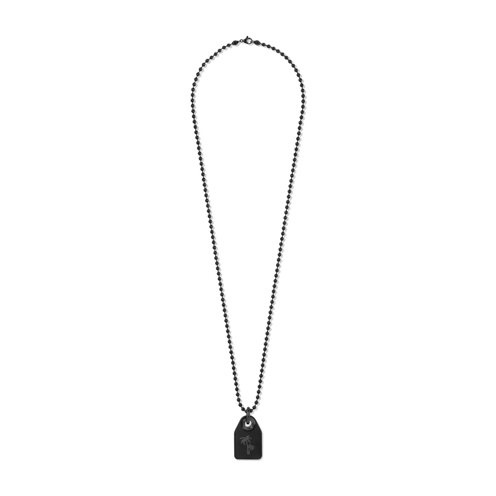 Tag Necklace | Black - main image