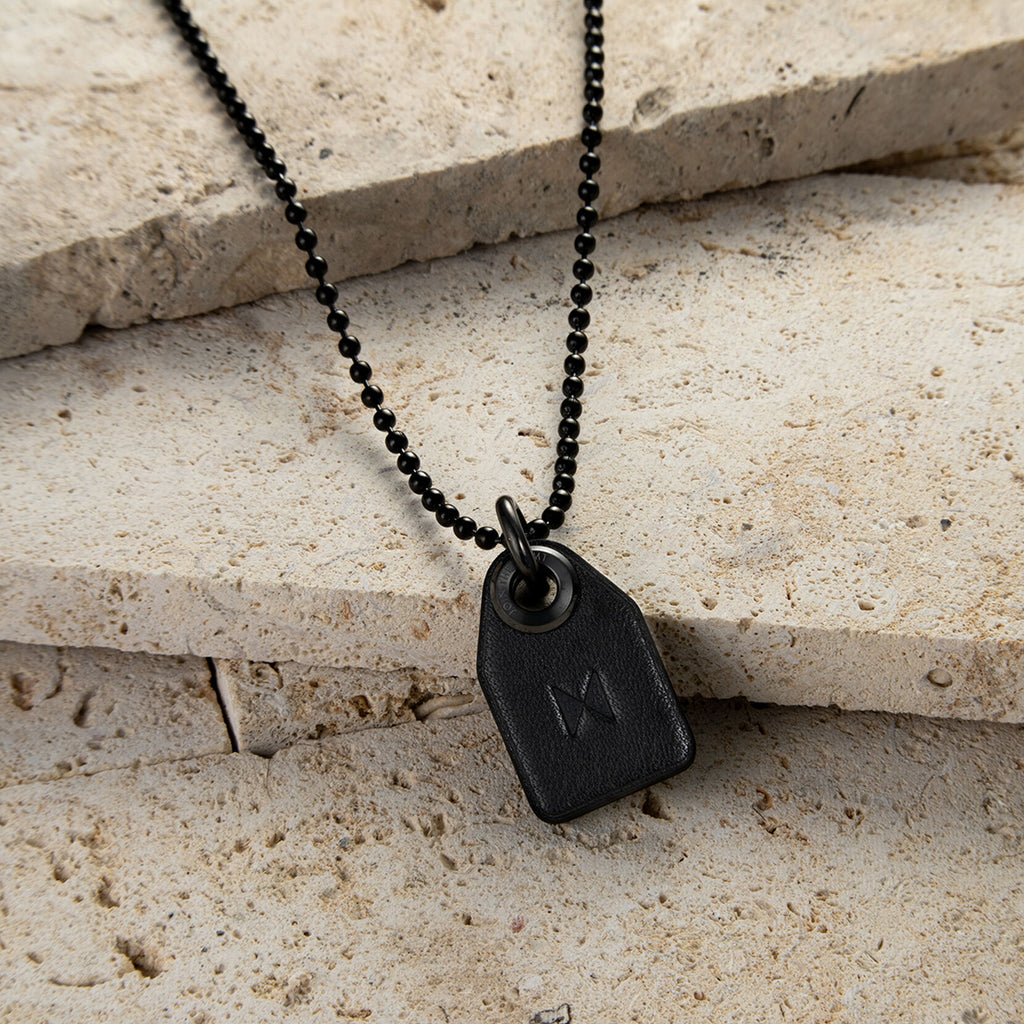 Tag Necklace | Black - image 4