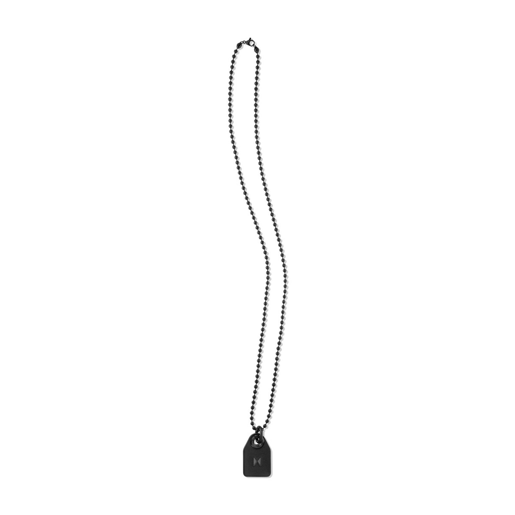 Tag Necklace | Black - image 2