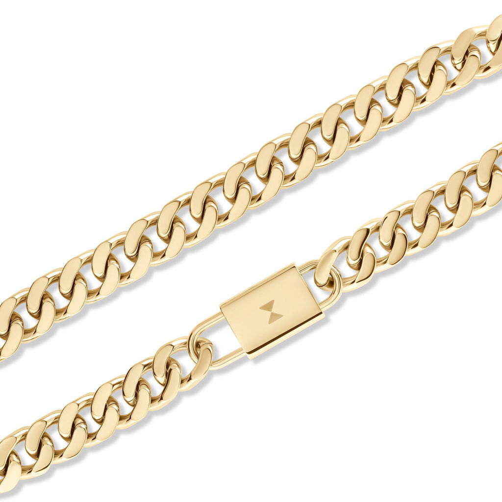 Chunky Padlock Necklace | Gold - image 2