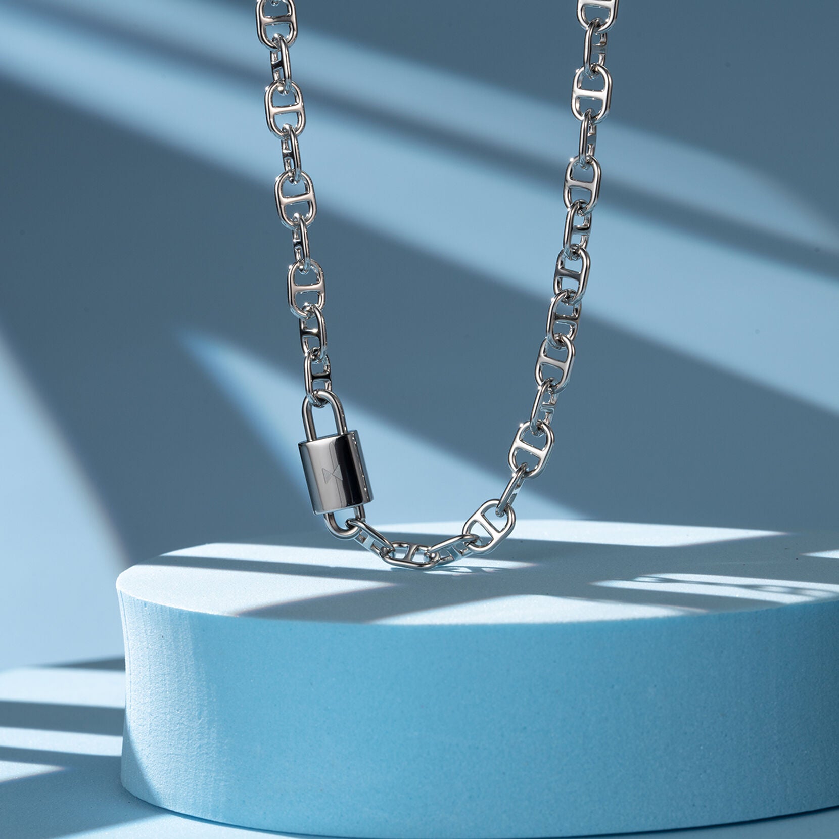 Anchor Chain Necklace | Silver - image 4