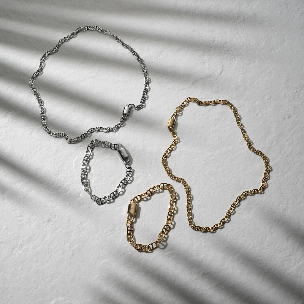 Anchor Chain Necklace | Silver - image 6