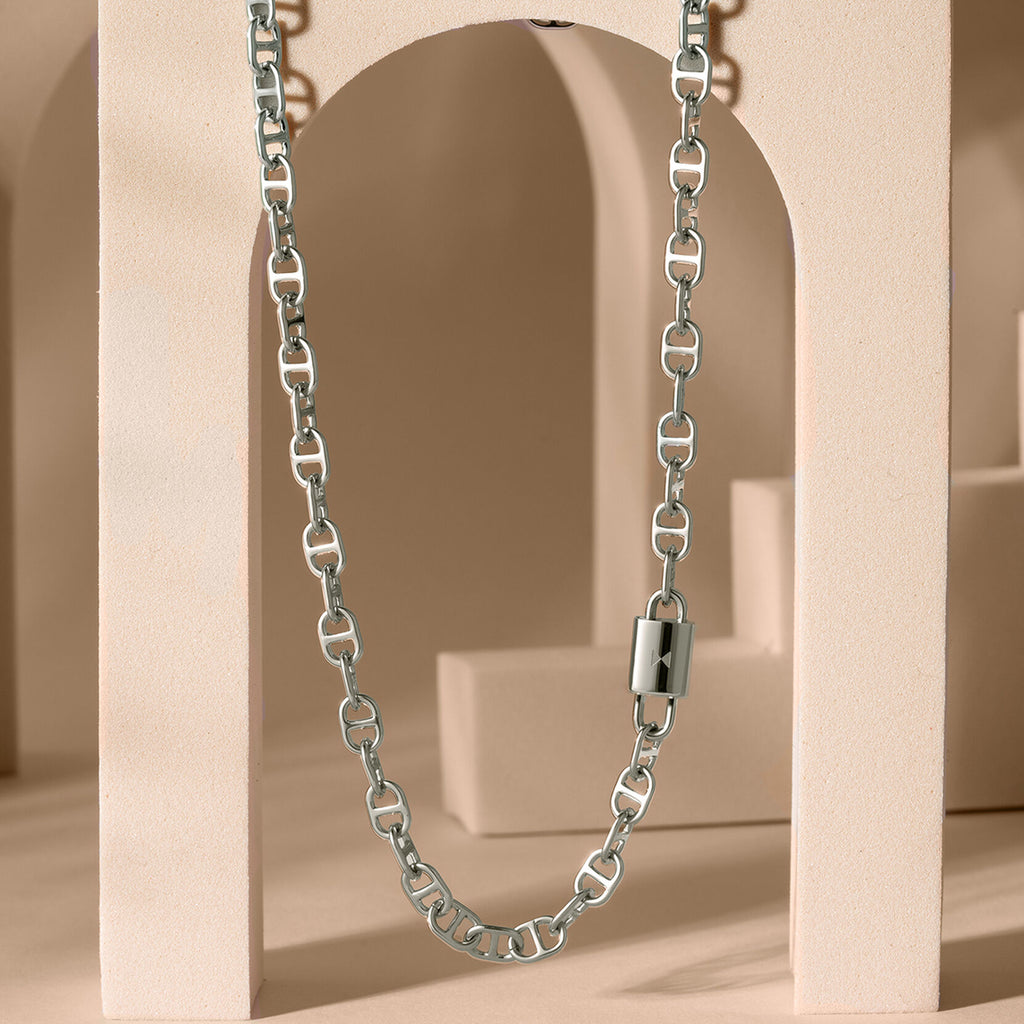 Anchor Chain Necklace | Silver - image 8