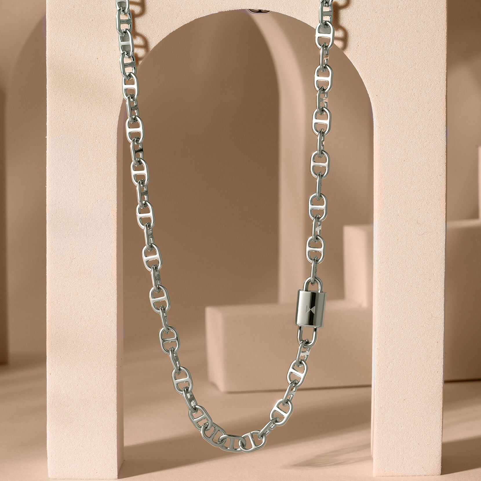 Anchor Chain Necklace | Silver - image 8