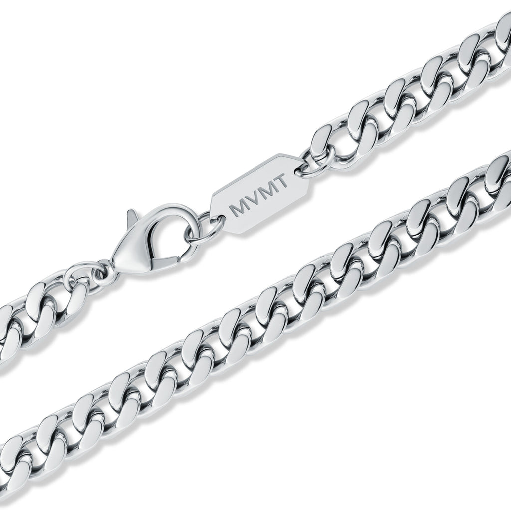 Curb Chain Necklace - 7MM | Silver - image 2