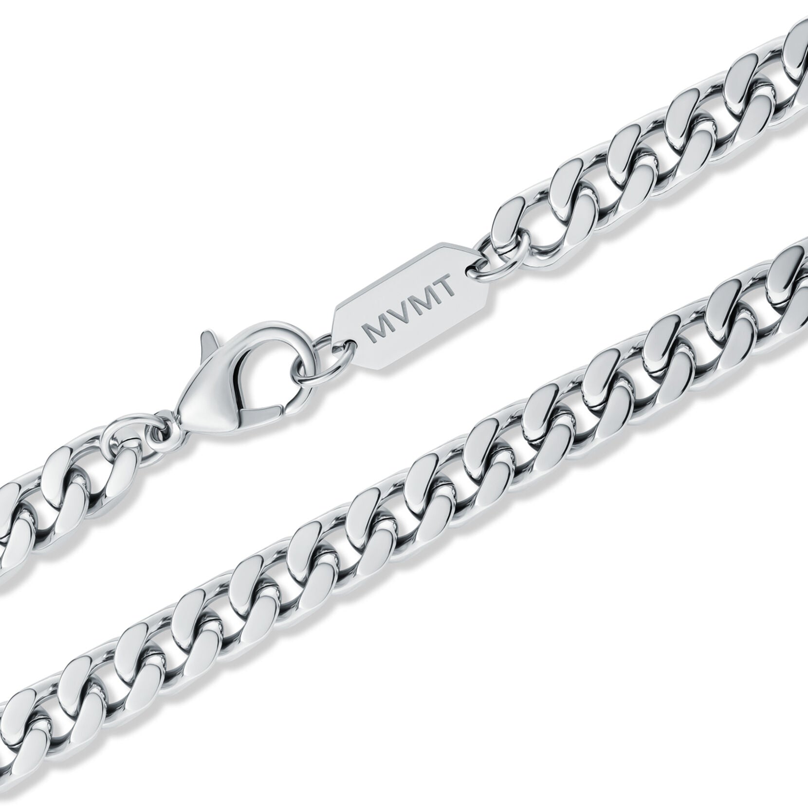 Curb Chain Necklace - 7MM | Silver - image 2