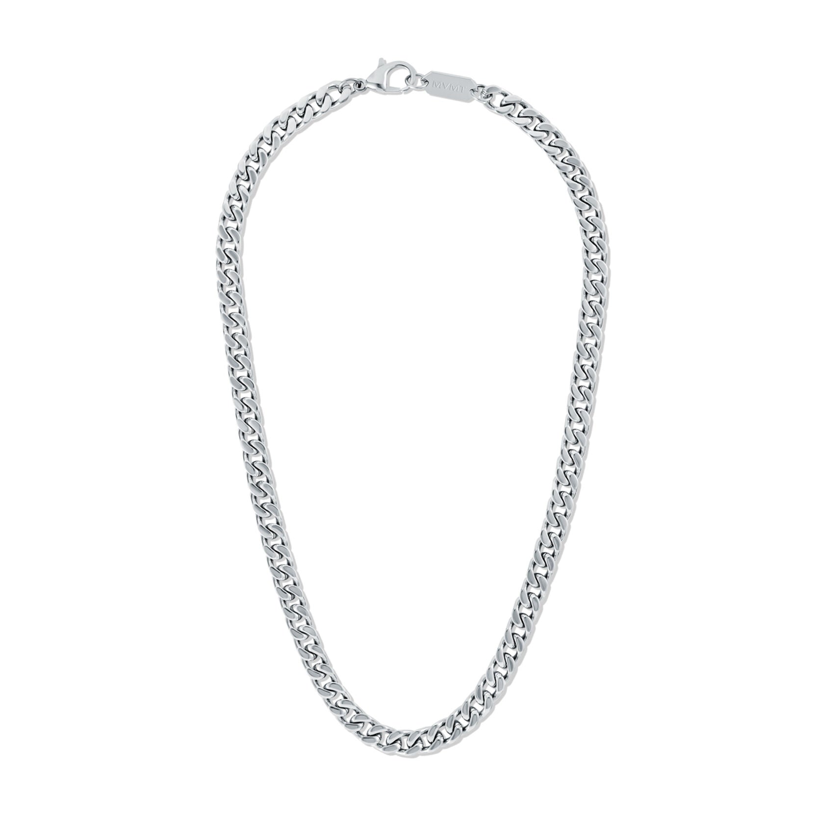 Curb Chain Necklace - 7MM | Silver - image 3