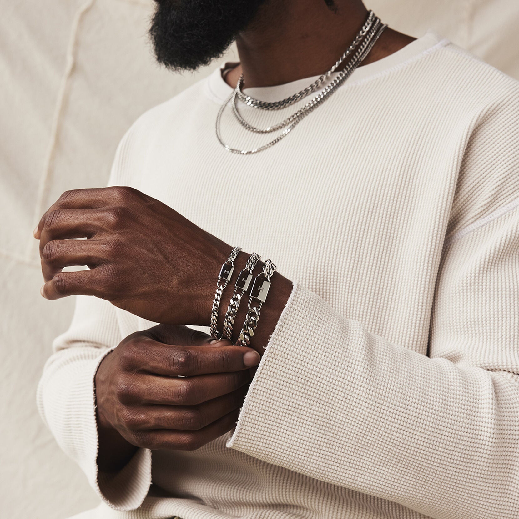 Curb Chain Necklace - 7MM | Silver - image 6