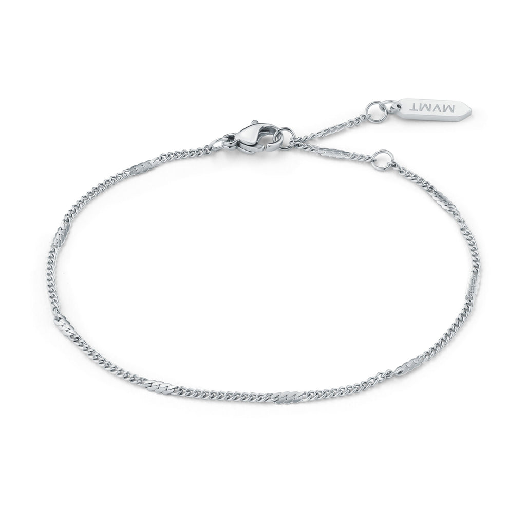 Stamped Chain Bracelet | Silver - main image