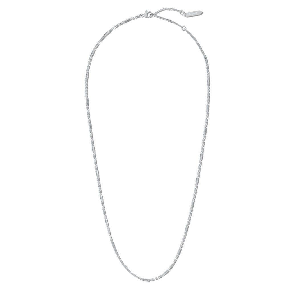 Stamped Chain Necklace | Silver - image 2