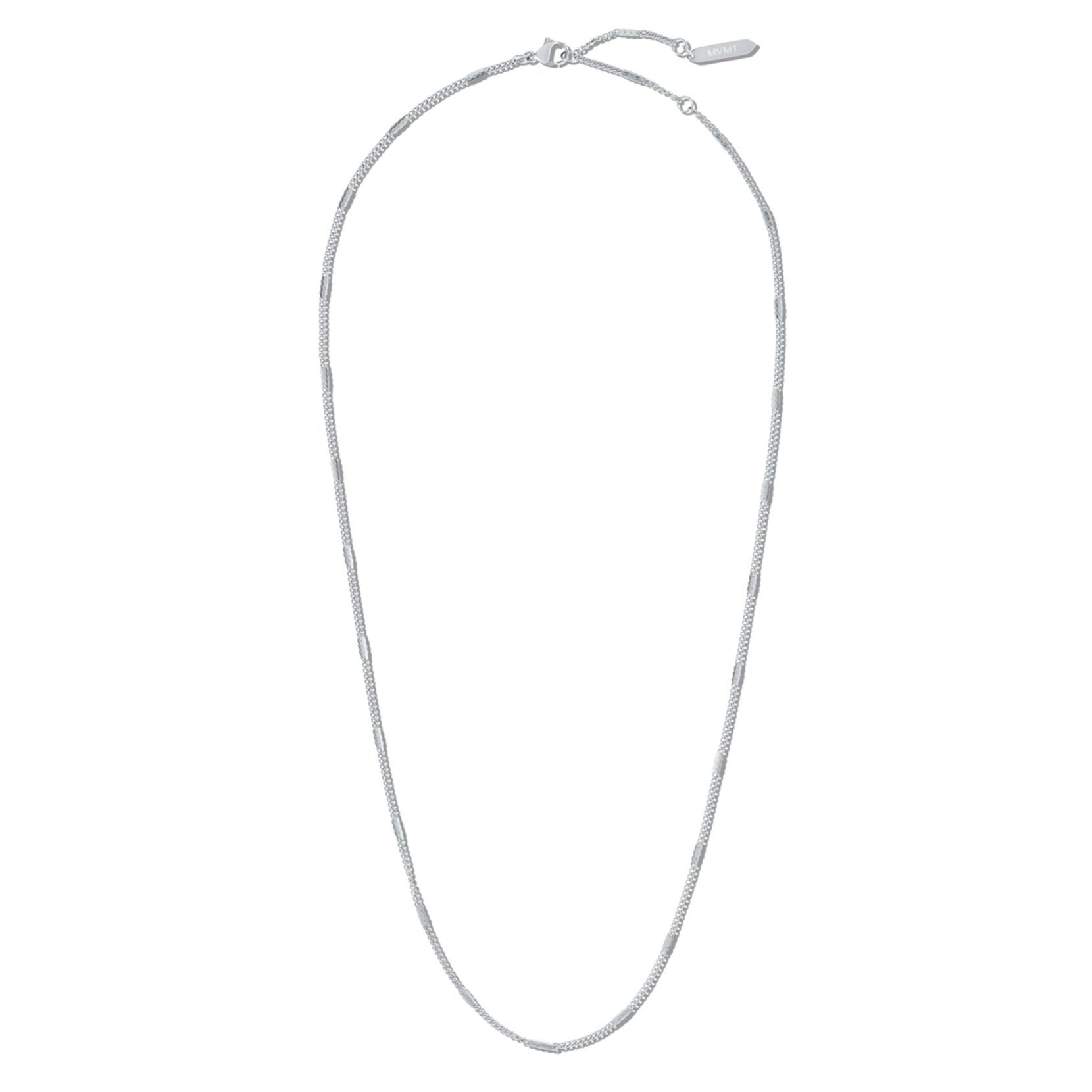 Stamped Chain Necklace | Silver - image 2