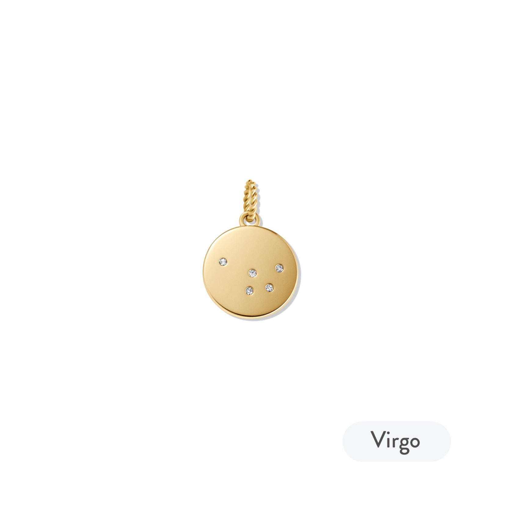 Zodiac Charm - Virgo | Gold - image 2